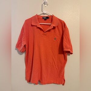 Polo by Ralph Lauren Men's Orange Coral Polo Shirt XL